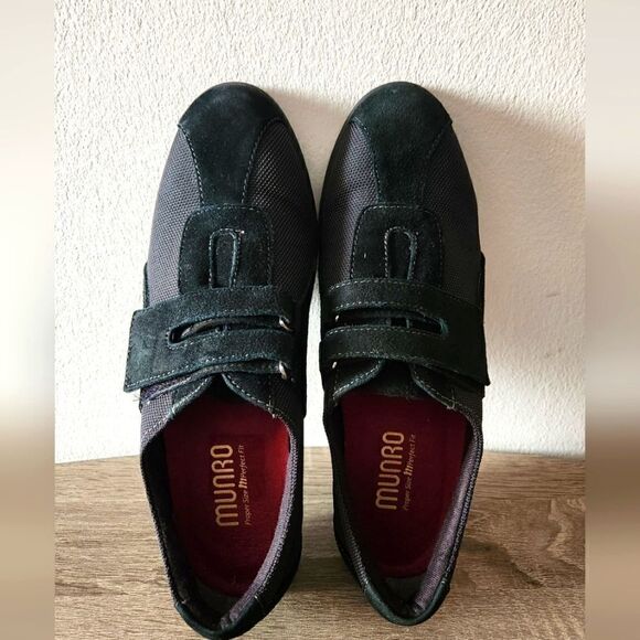 MUNRO JEWEL NERO BLACK SUEDE WALKING SHOES SIZE 7,5 GREIT CONDITION. - Picture 2 of 3